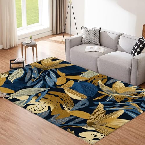 Tapis lavable 120x180 antidérapant pour protéger les sols du salon - 3