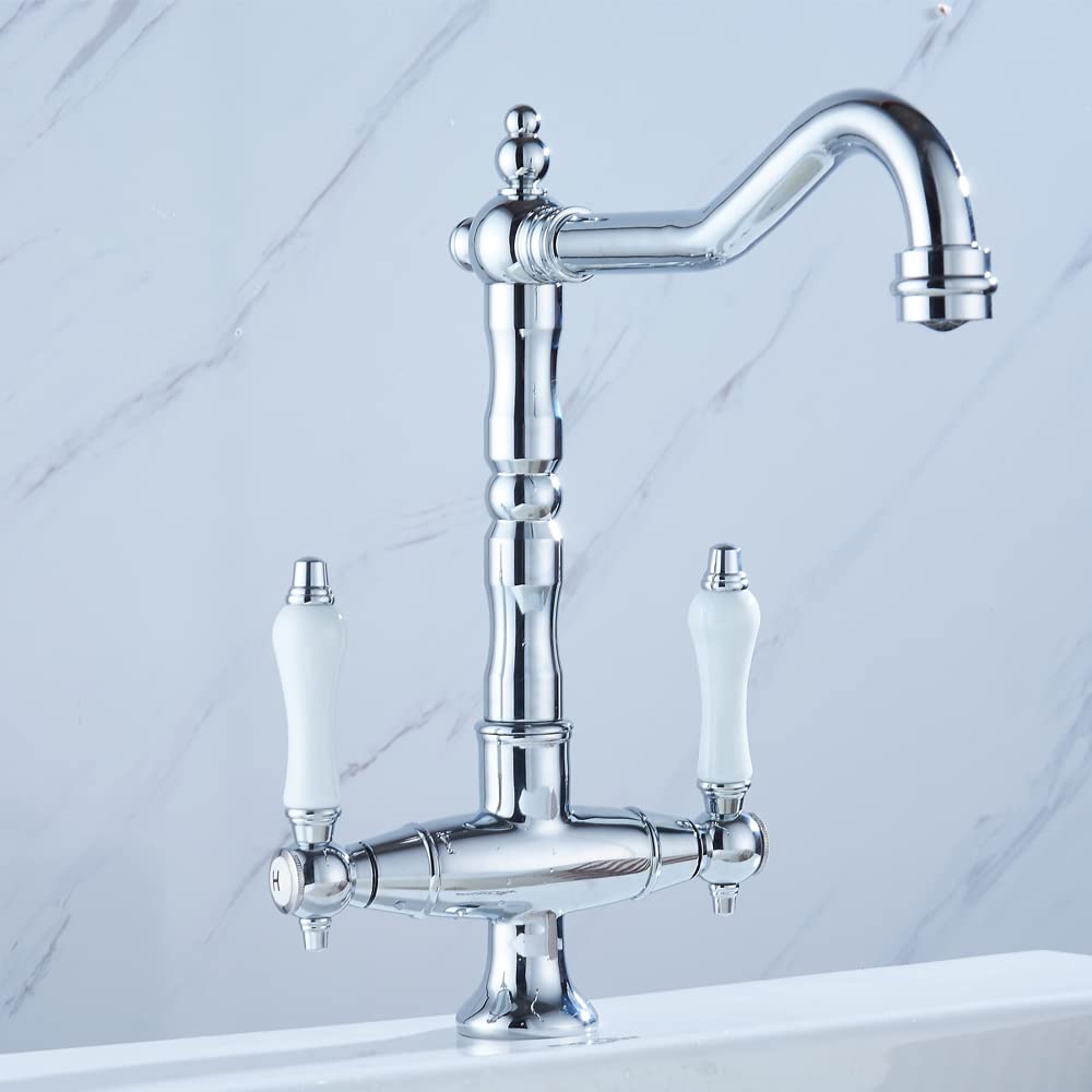 Robinet de salle de bain double commande pour appartements et hôtels