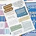 ZHIJIANHZ Bible Tabs for Study Bible with Inspirational Verse Stickers, 66 Laminated Peel and Stick Book Chapter Tabs, Large Print Colorful Design for Easy Navigation