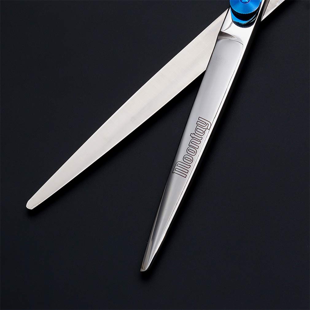 7.0 inch Governare Dell'animale Domestico Forbici, in Acciaio Inox Professionale Diritta Scissor Cesoie Governare Dell'animale Domestico con Vite di Regolazione, per Pet Barber Shop