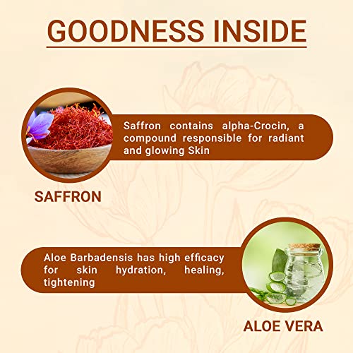 Image of Artesian Aloe Saffron Gel for Hydrating, Sunburn, Skin-moisturization, Soothing Skin | with Goodness of Aloe and Saffron for men & women - 50 Gram