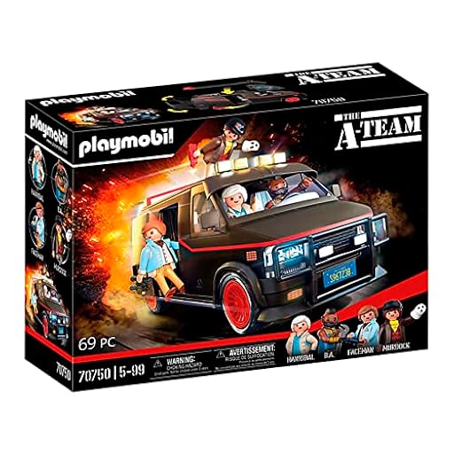 PLAYMOBIL 70750 La Furgoneta del Equipo A, Diseño icónico para Fans, coleccionistas y niños, de 5 a 99 años | Ya disponible en tu tienda friki favorita! En mundofriki.es! PLAYMOBIL 70750 La Furgoneta del Equipo A, Diseño icónico para Fans, coleccionistas y niños, de 5 a 99 años | Ya disponible en tu tienda friki favorita! En mundofriki.es!