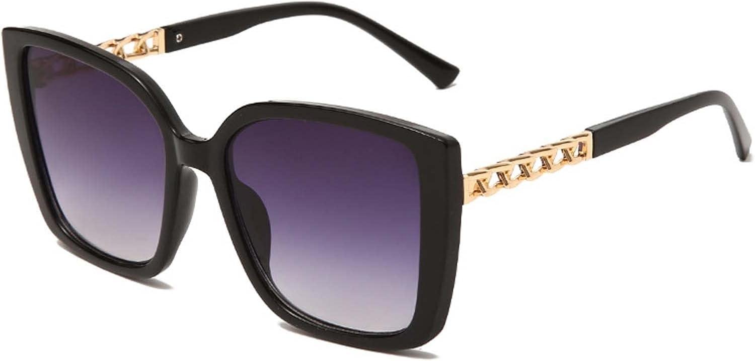 Large Frame Cat Eye Sunglasses Men and For Women Net Celebrity Street Shooting Decorative Sunglasses