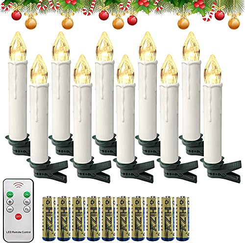 VA-Cerulean Kabellos LED Kerzen mit Fernbedienung und...