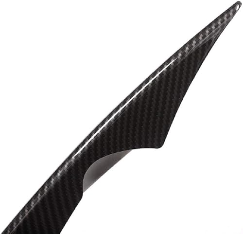 Miniatura 5 de YIWANG - Tiras para rejilla de entrada de aire de coche de fibra de carbono estilo ABS, 4 unidades para Mercedes Benz GLC Clase X253 GLC260 GLC300