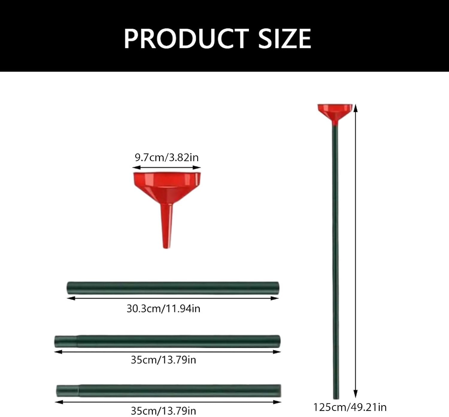 Ergonomic Handle Watering Funnel for Home and Office Greeneries Care Christmas Tree Watering Tool for Home and Garden Watering Spout