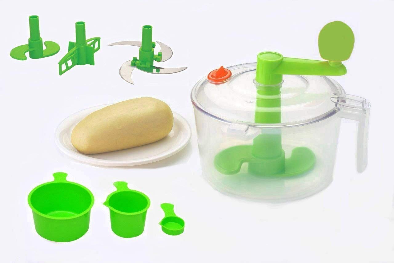 Kylex ABS Atta Dough Kneader Maker Kitchen Set with Measuring Cups (Aata Maker)-image-31