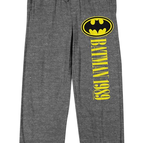 Bioworld Batman 1989 Movie Men's Heather Gray Sleep Pants2