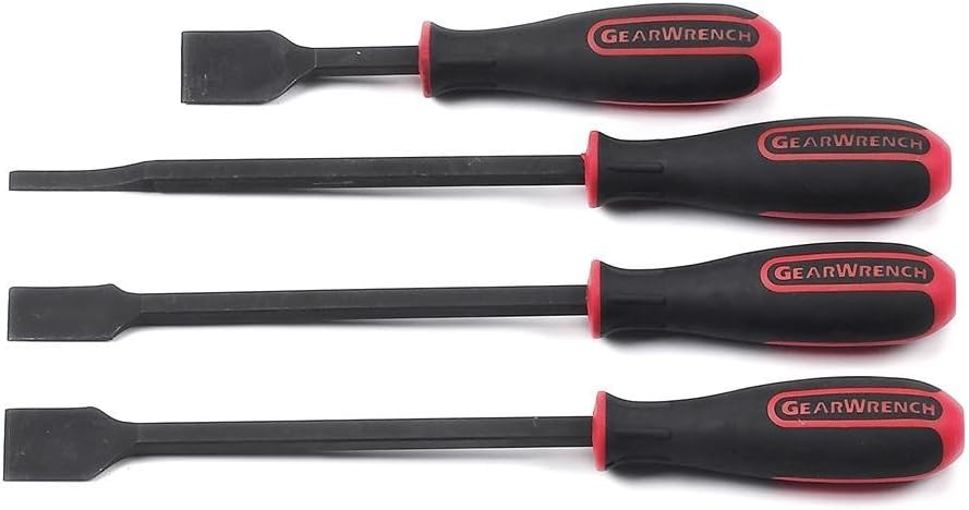 Suреr Sаlе 🛒 GEARWRENCH 4 Pc. Wide Scraper Set, Dual Material Handles - 84080