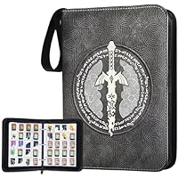 LuxVrilian Álbum Amiibo Coleccionar Tarjetas, 400 Tarjetas Álbum