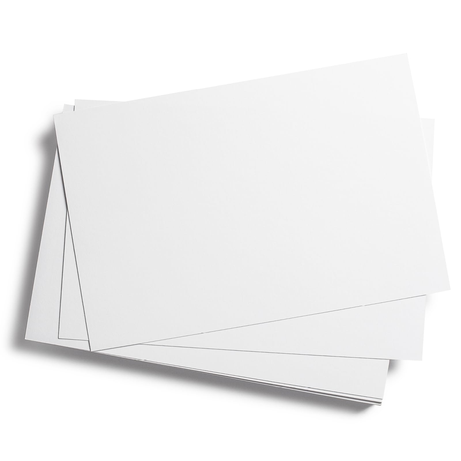 Blank A6 Cards, 300gsm White Card, Pack of 50, 148 x 105mm, Blank Both Sides, Thick Cardstock for Art, Craft, Drawing, Painting, Flash Cards, Note Cards & Inkjet Printing