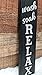 Wash Soak Relax - Vertical Sign - 3.5 x 14 Rustic Bathroom - Farmhouse Decor - Handmade Wood Wall Hanging