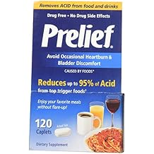 Prelief Dietary Supplement - 120 Caplets, Pack of 5