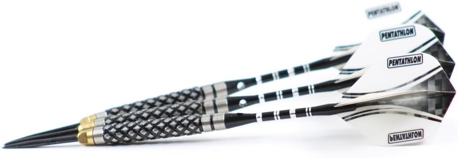US Darts - Xtreme Blackline Agressive Grip 21 Grams, No-Bounce, Moveable Point Darts, 80% Tungsten Darts- Retail $95