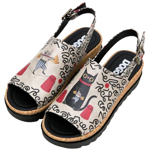 Image of DOGO Platform Sandals Women - Vegan and Handmade Wedge Sandals for Women