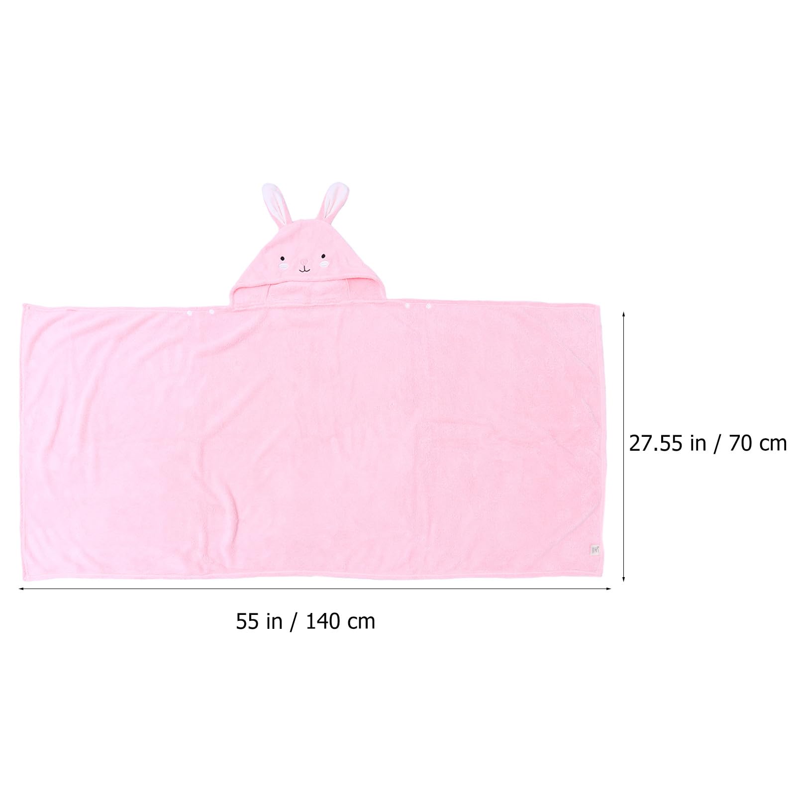 BETOOKY Badetuch mit Kapuze aus Atmungsaktivem Polyester und Chinlon Hautfreundlich mit Niedlichem Cartoon Design für Babys und Kleinkinder nach Baden
