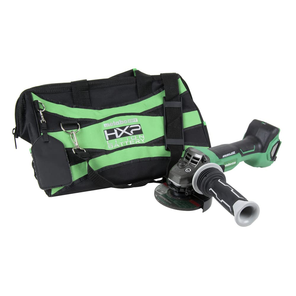 Metabo HPT 36V MultiVolt Brushless Angle Grinder | 4-1/2-Inch | Slide Switch | Tool Body Only | G3612DAQ6