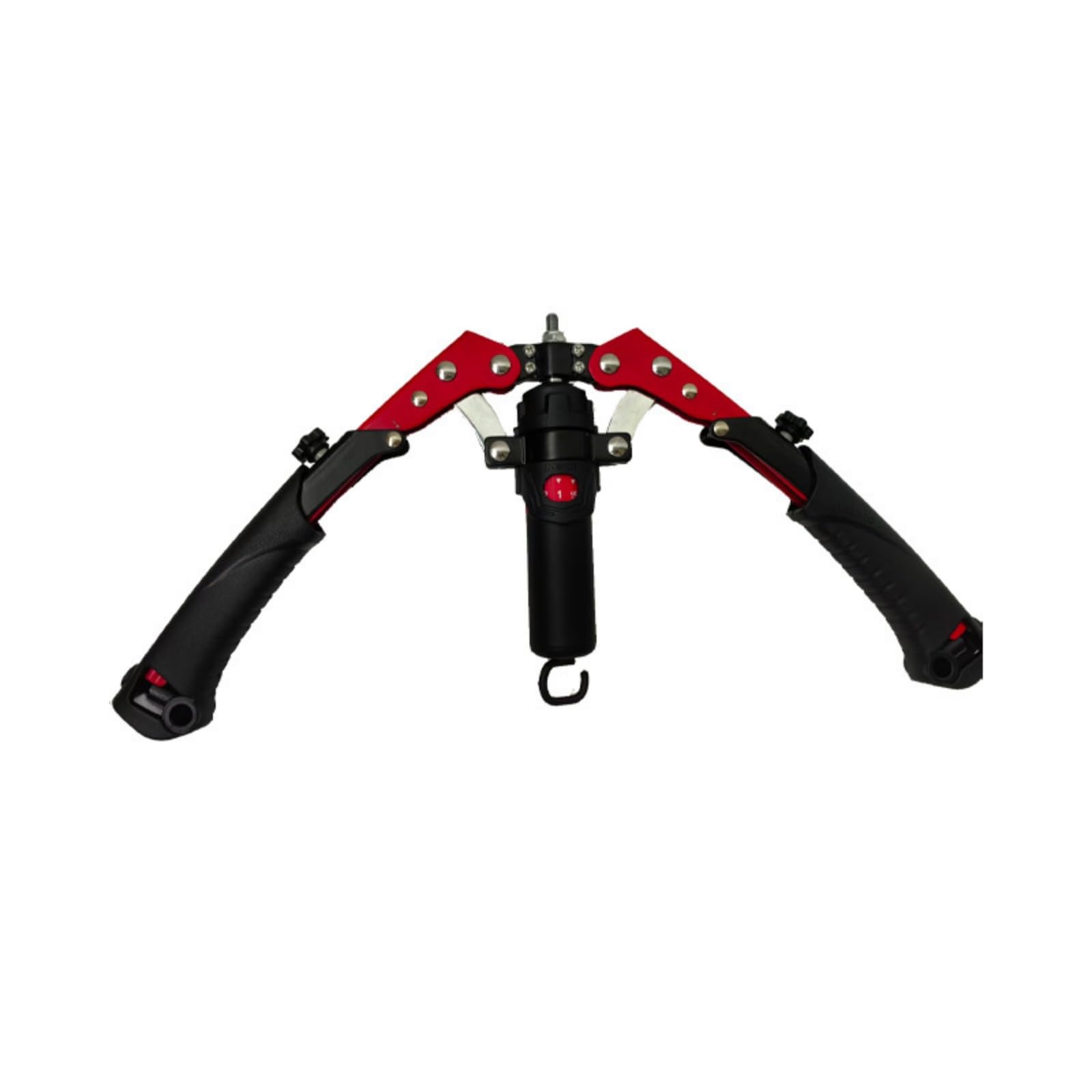 perfk Ejercitador Brazo Hidráulico Portátil Entrenador Brazo con Resisncia Ajustable Hand Grip para Viajes