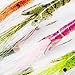 MotiveTech 4 Pieces Fly Fishing Lures, Artificial Lures Fly Fishing Baits Tackle Gifts for Salmon