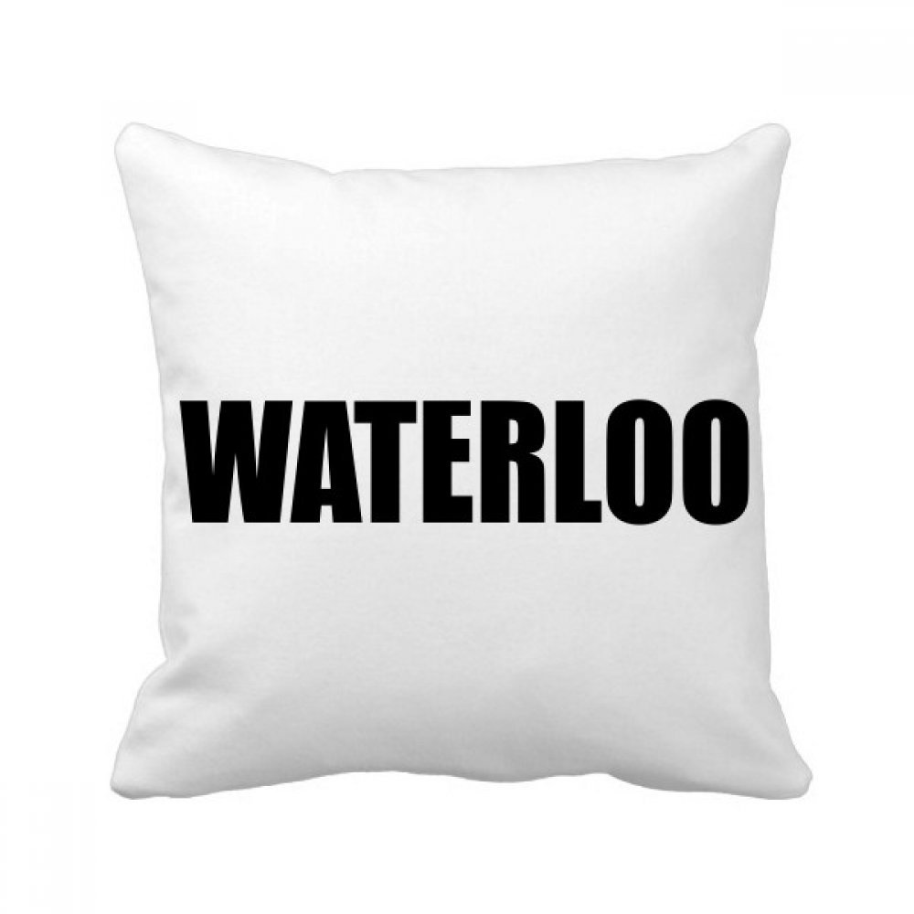 Coussin Waterloo Belgique oreiller multicolore décoration maison 40x40cm