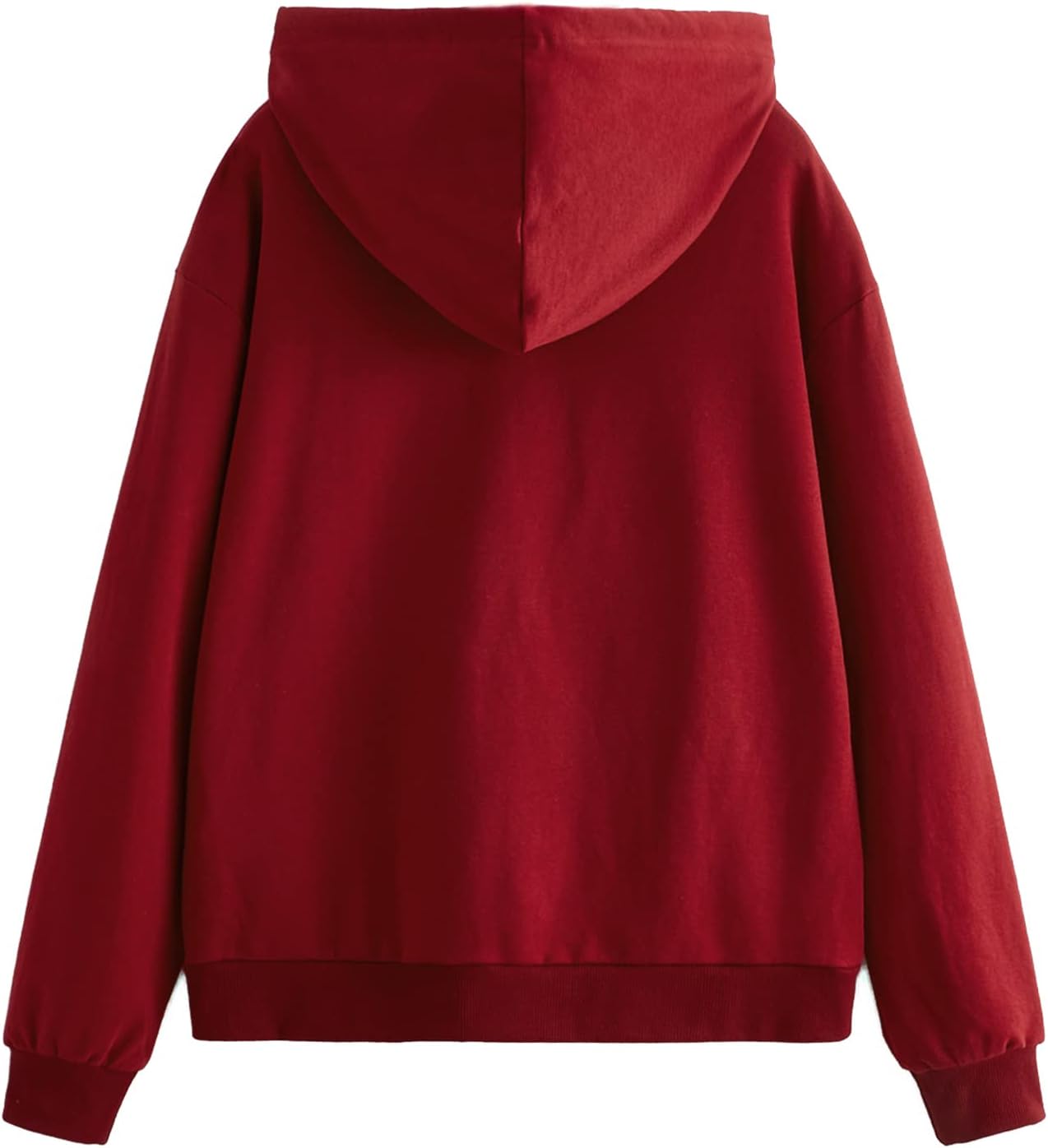 SweatyRocks Sweatshirt Women's Pullover Sweatshirt Hoodie X-Small Red