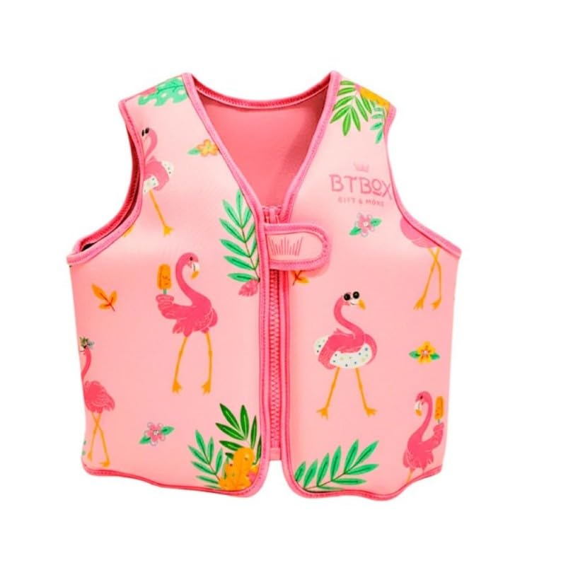 Chaleco Flotador Aprendizaje Btbox Flamingos