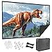 84 Zoll Beamer Leinwand Outdoor: VOOPVOR Projektionsleinwand Faltbar & Tragbar mit Tragetasche - 16:9 Schwarz, Lichtundurchlässig, Waschbar & Knitterfrei - Ideal für Heimkino und Kinoerlebnis