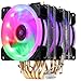 LKK-KK. 6 Heatpipes CPU Cooler Wentylator z RGB Dual-Tower Radiator 9 cm Fan Heedsink Headsink dla Intel 775/115/1151/1155/1156/1156
