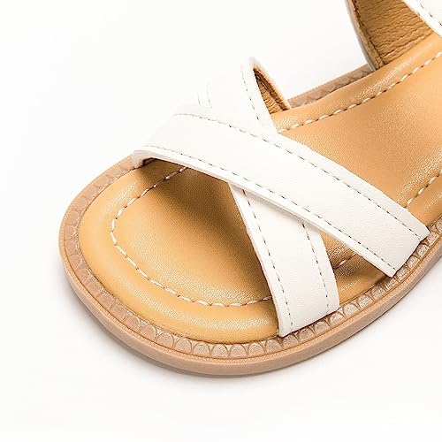 Image of Boys Girls Sandals Open Toe Breathable Princess Non-Slip Flats Summer Beach Lightweight Rubber Sole Sandals (Toddler /Little Kid)
