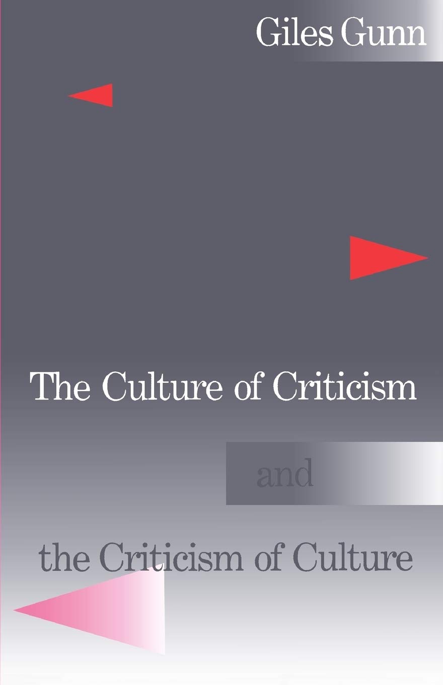 Buy The Culture of Criticism and the Criticism of Culture — BookShops.in