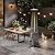 Kingdura 48,000 BTU Pyramid Patio Heater with Cover & Wheels, Outdoor Patio Heaters for Outdoor Use, Triple Safety Protection, 88" Quartz Glass Tube Propane Heater for Deck Backyard Commercial Balcony