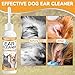 prowithlin Ohrenreiniger Hunde (120 ml) - Entfernt Wachs und Gerüche, Stoppt Kopfschütteln und Kratzen - Schonende Ohrentropfen für Hunde - Ohrreiniger für Alle Katzen und Hunde
