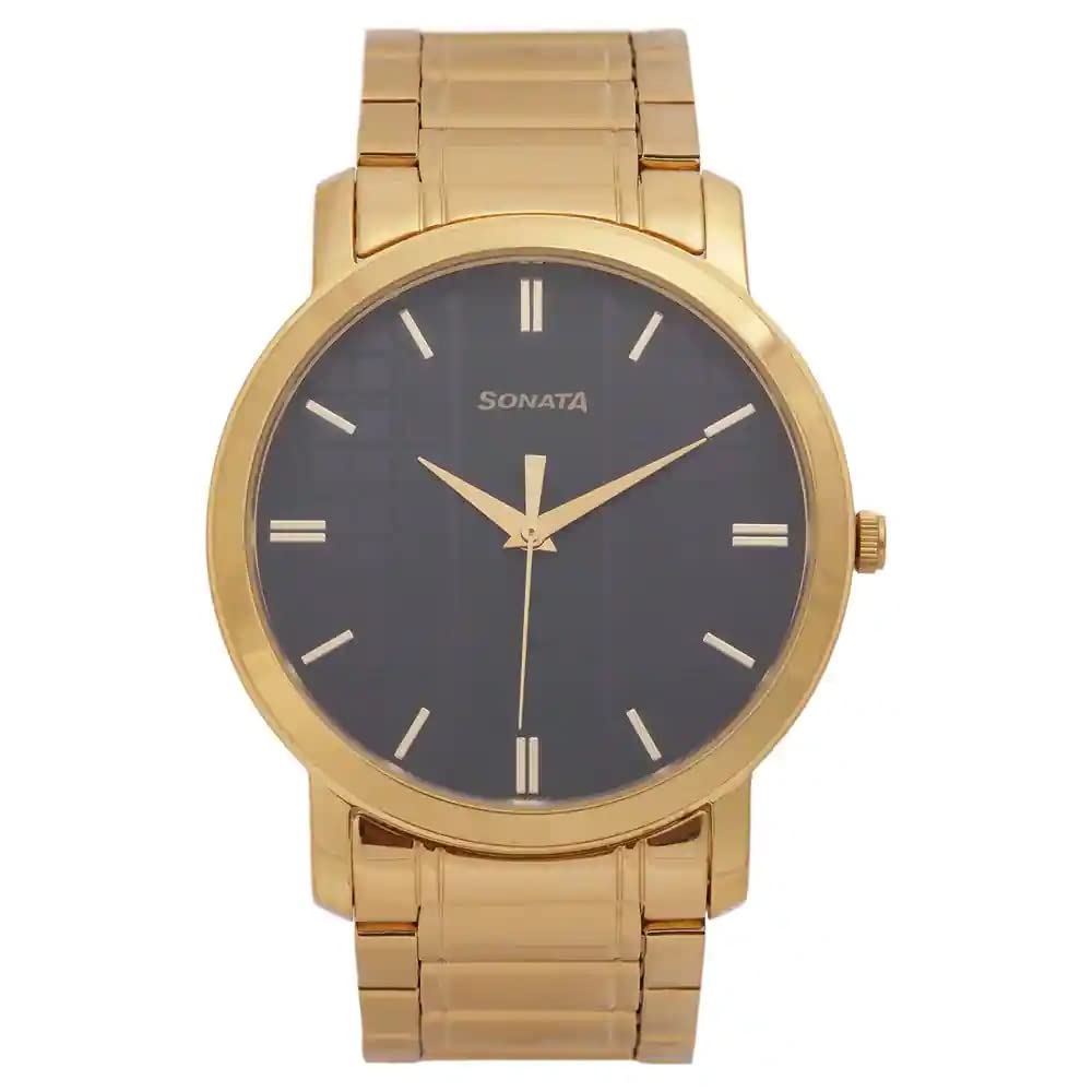 Sonata Quartz Analog Green Dial Stainless Steel Strap Watch for Men-NR99701YM03 (B0BS3LFJD6) Amazon Price History, Amazon Price Tracker