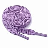 Farbecht King of Trade Schnürsenkel flach 120 cm 10# lila (hell) 8 mm breit