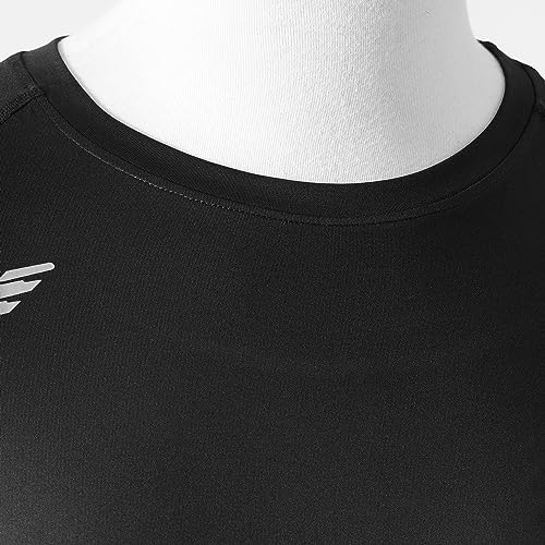 2-Pack Workout Compression Shirts for Men - Short Sleeve Rash Guard Athletic Undershirt Gear T-Shirt for Sports4