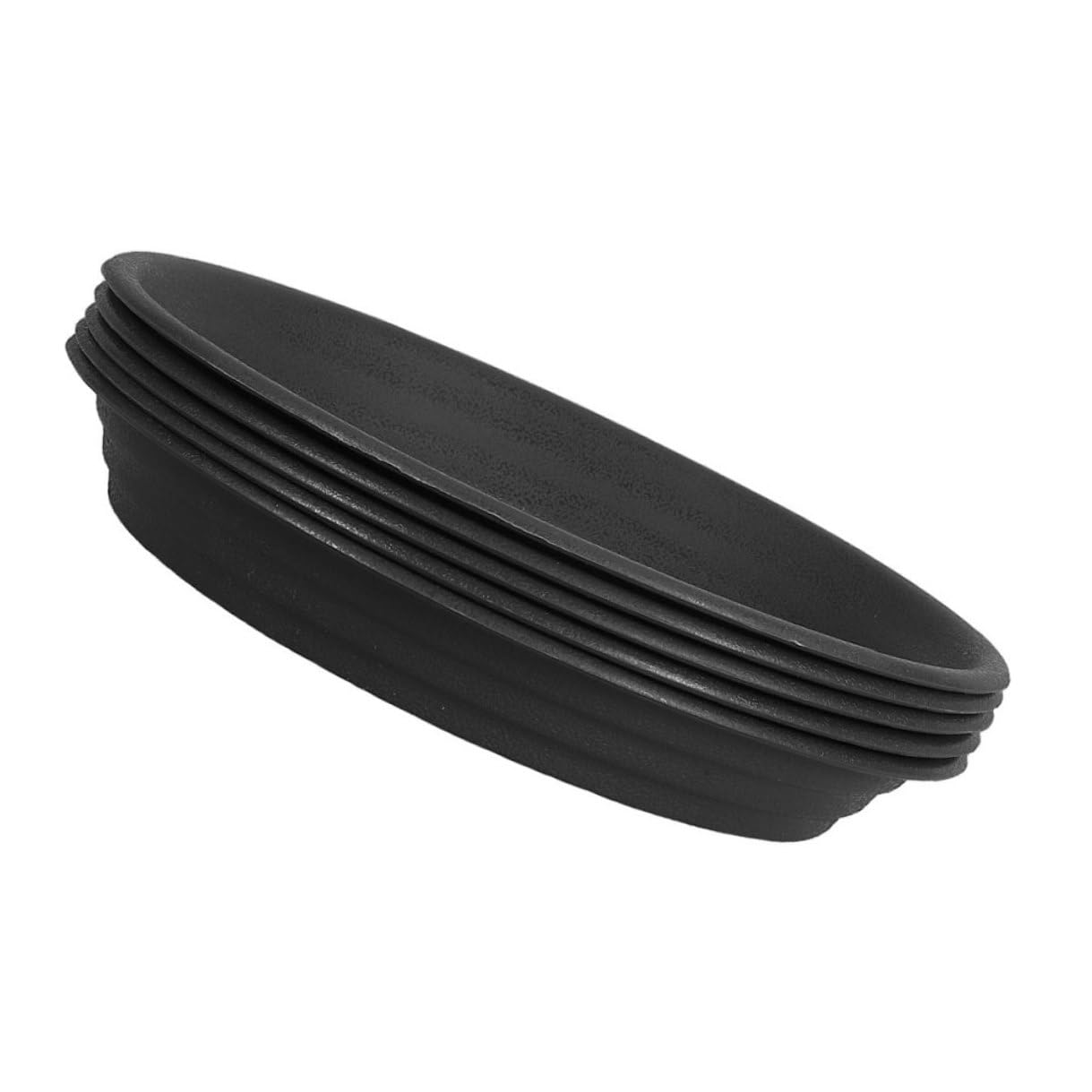 VALICLUD Bandejas para Macetas 5 Unidades Platos Recolectores de Agua Redondos de Plástico PP Diámetro Interior 26 CM Diámetro Exterior 32 CM Aptos para Interior y Exterior Protección