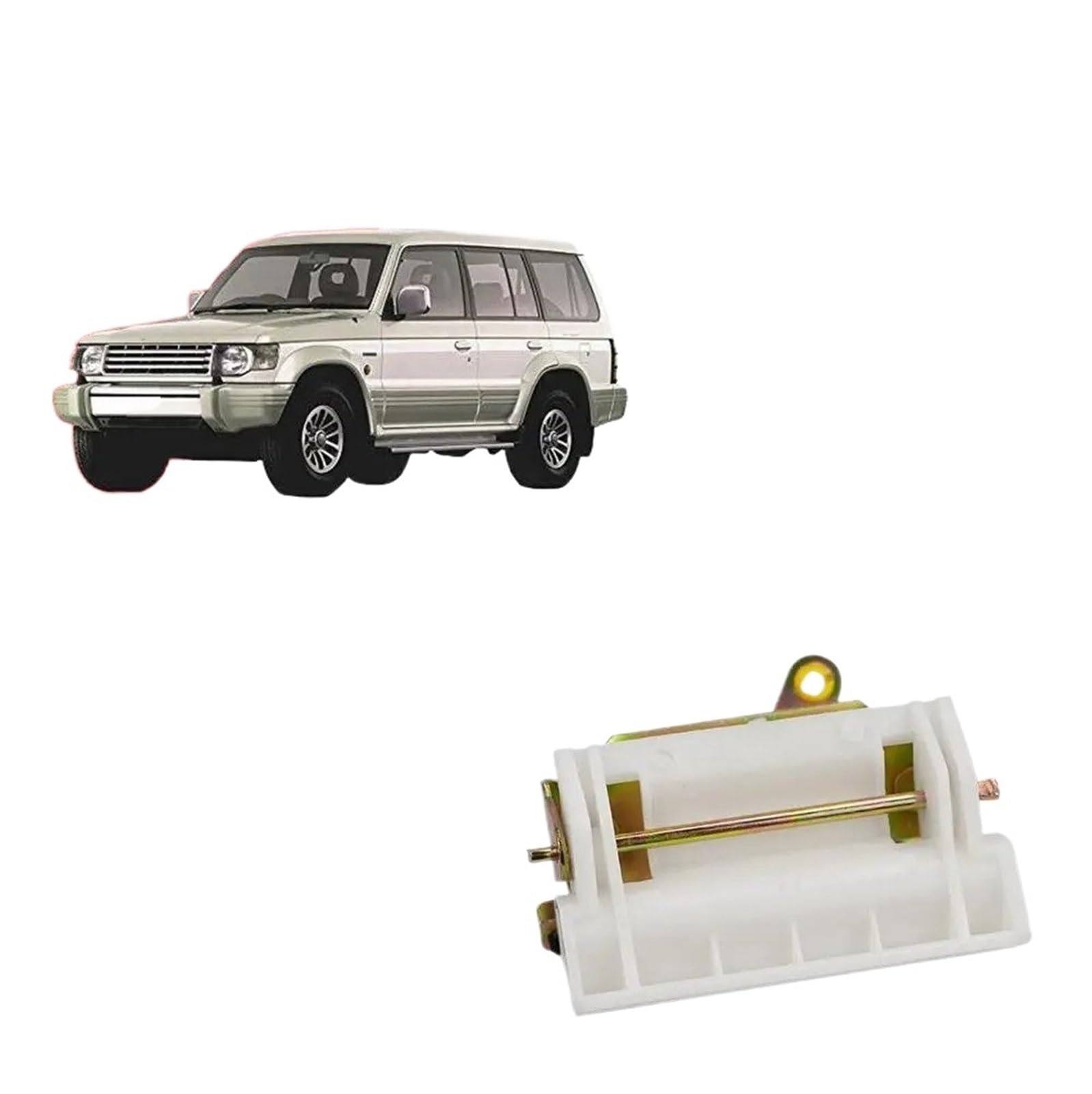 CGBWMB Exterior Door Handle for Mitsubishi for Montero for Pajero 1990-2014 Car Tailgate Handle Rear Door Handle MR230032 MB669338