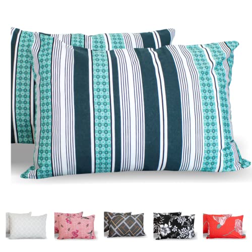 2 Fronhas Avulsas Malha 100% Algodão Estampada Com Zíper (Modelo 1)