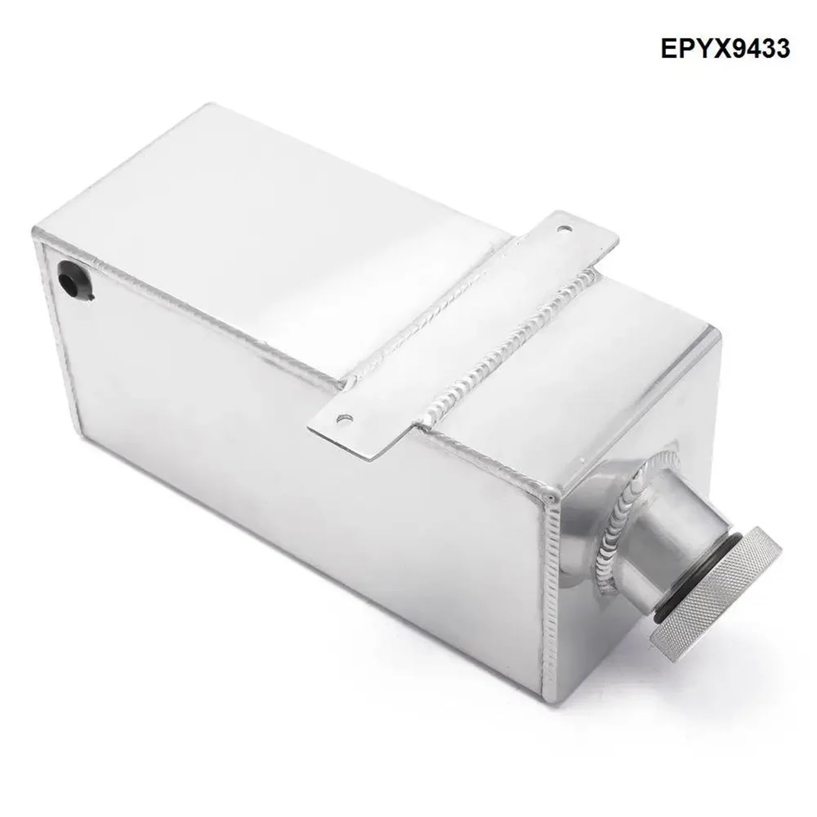 Uniwersalny 1,75-litrowy Zbiornik Wyrównawczy Wody I Paliwa Ze Stopu Aluminium Intercooler, Butelka Na Wodę Ze Spryskiwaczem/Wtryskiem Wody EPYX9433 Zestaw zbiornika rozprężnego