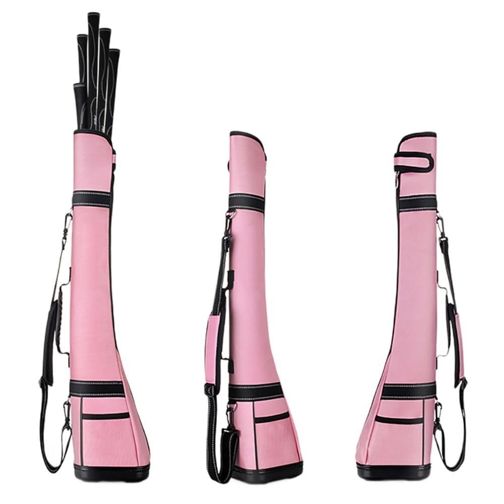 Golftasche Pencilbag Golftasche, ultraleichtes Nylon, bietet Platz for 4–5 Golfplätze, großes Fassungsvermögen, komfortable Original-Golftasche Pencilbag Reisebag(Noir)