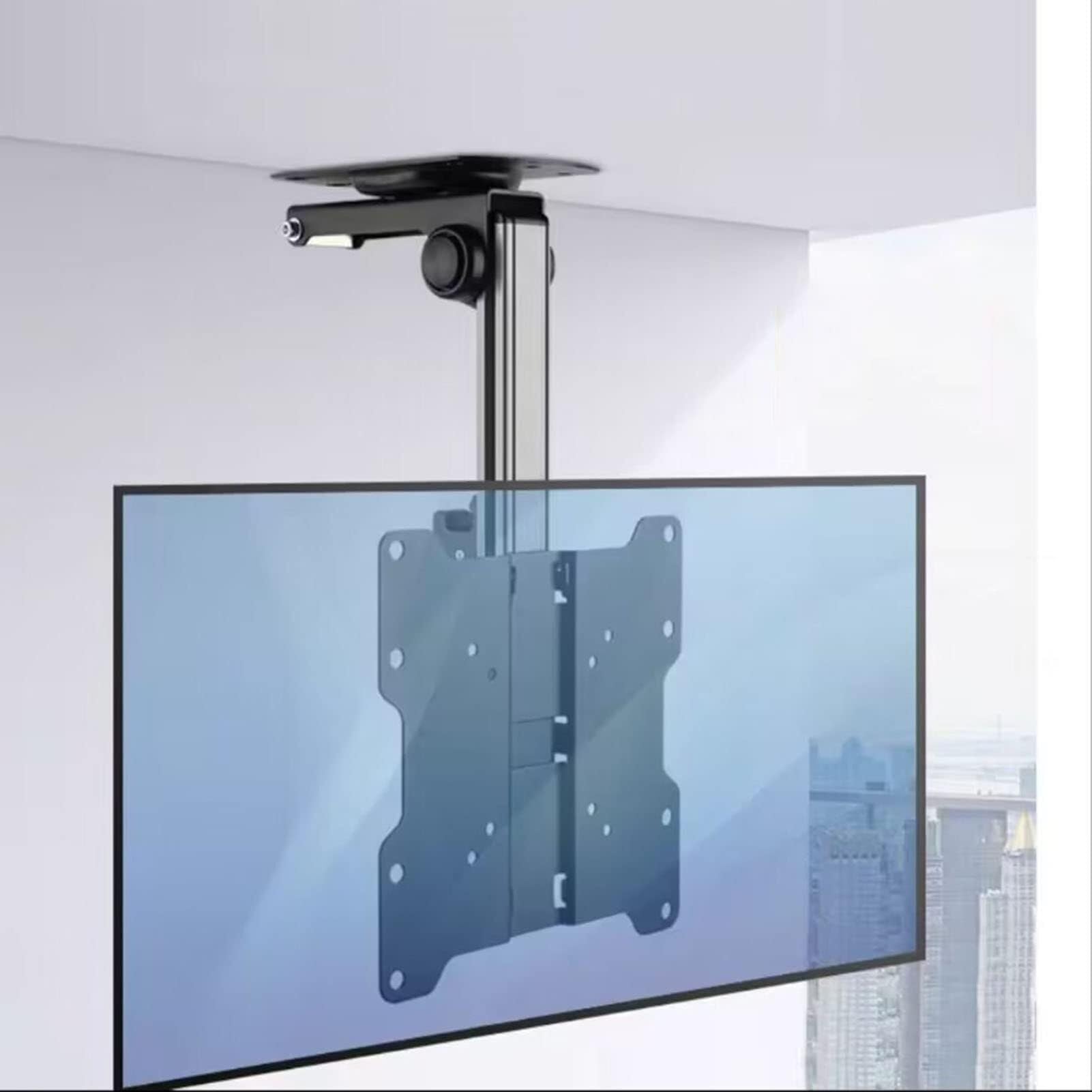 Support TV inclinable pour cacher l'écran sous un plafond ou un meuble