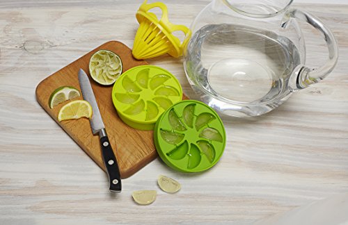 Set para cubos de hielo cítricos Full Circle con exprimidor miniatura 3