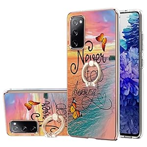 Ttimao Hoesje voor Samsung Galaxy Note 20 Marmer Ontwerp Beschermhoes met 360° Verstelbare Ringstandaard Zachte TPU…