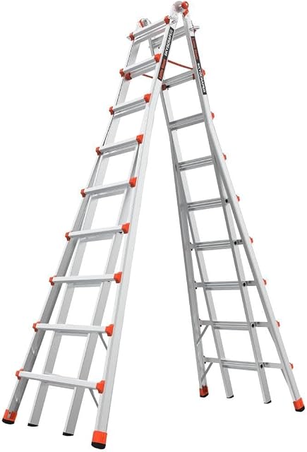 Little Giant Ladder Systems 10110 échelle Skyscraper avec capacité de 300 lb, échelle réglable de 17 pi