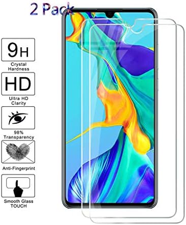 [2-Pack] for Huawei Mate 20 X 5G Screen Protector,HHUAN 9 Hardness Anti-Scratch Tempered Glass Screen Protector,Bubble Free Tempered Glass Protective Film for Huawei Mate 20 X 5G (7.2")