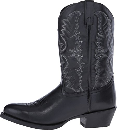 Image of Laredo Mens Birchwood Round Toe Pull On Casual Boots Mid Calf - Black