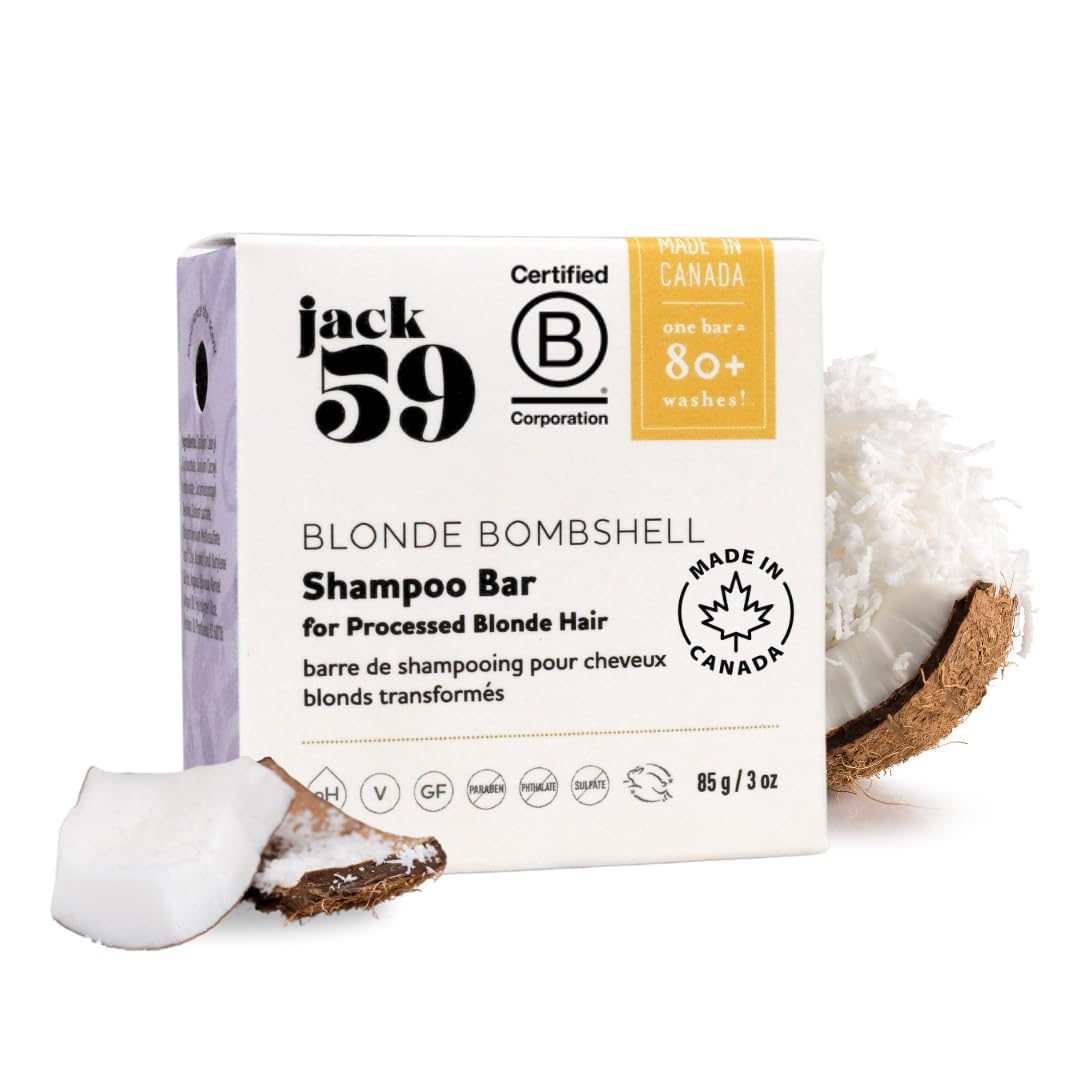 Jack59 All Natural Shampoo Bar - Salon Fresh Blonde, Every Wash