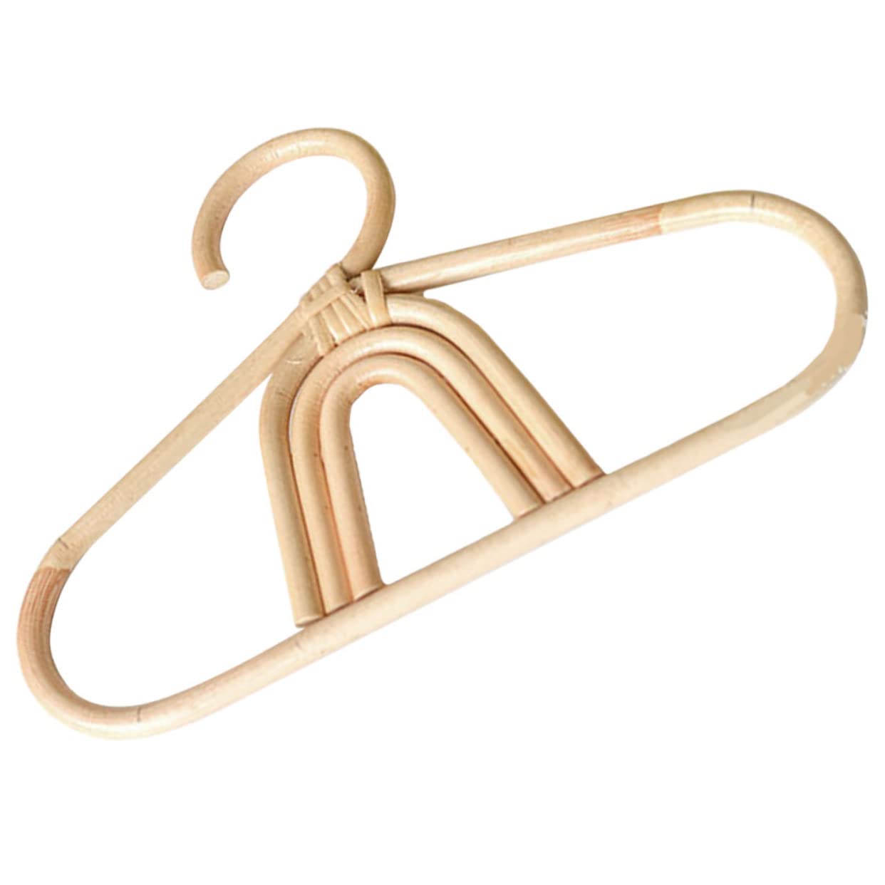 Unomor Baby Hangers for Nursery Rattan Boys and Girls Hangers Boys and Girls Rattan Hook for Baby's Clothing Storage
