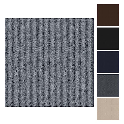 CUCOS Carpet Tiles Peel and Stick, Squares Carpet Floor Tile 12” x 12”, Soft Padded Carpet Tiles, Self Adhesive Carpet 10 Tiles Per box/10Sq Ft