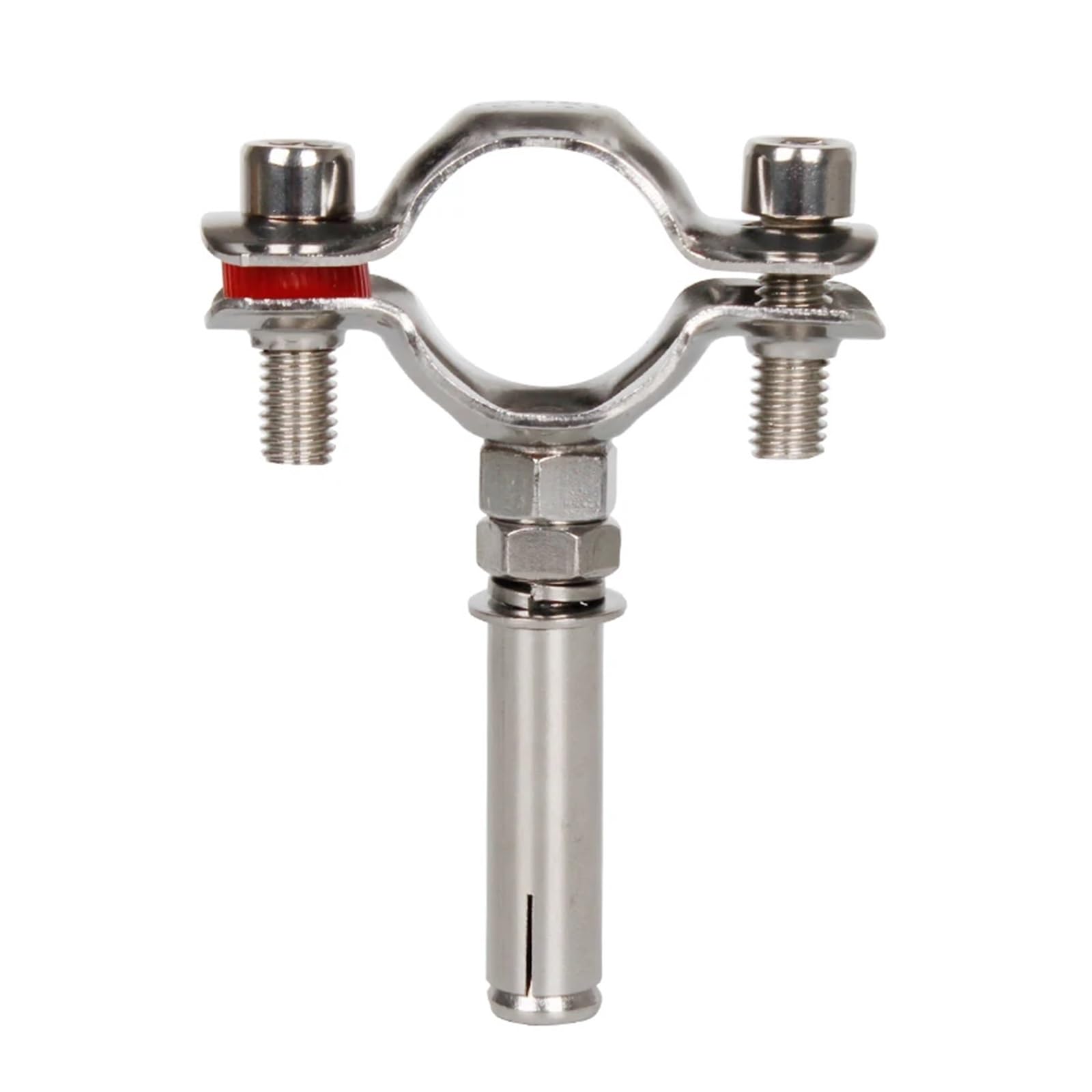 1 pieza de 15-159 mm, tornillo de expansión de aro de tuerca de acero inoxidable 304, abrazadera de manguera redonda, abrazadera de tubo de suspensión, accesorio de tubería, sujetador PPR/PVC(150-159m